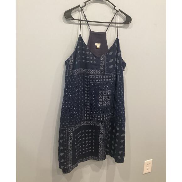 J. Crew Navy Blue Mini Dress - Picture 1 of 10
